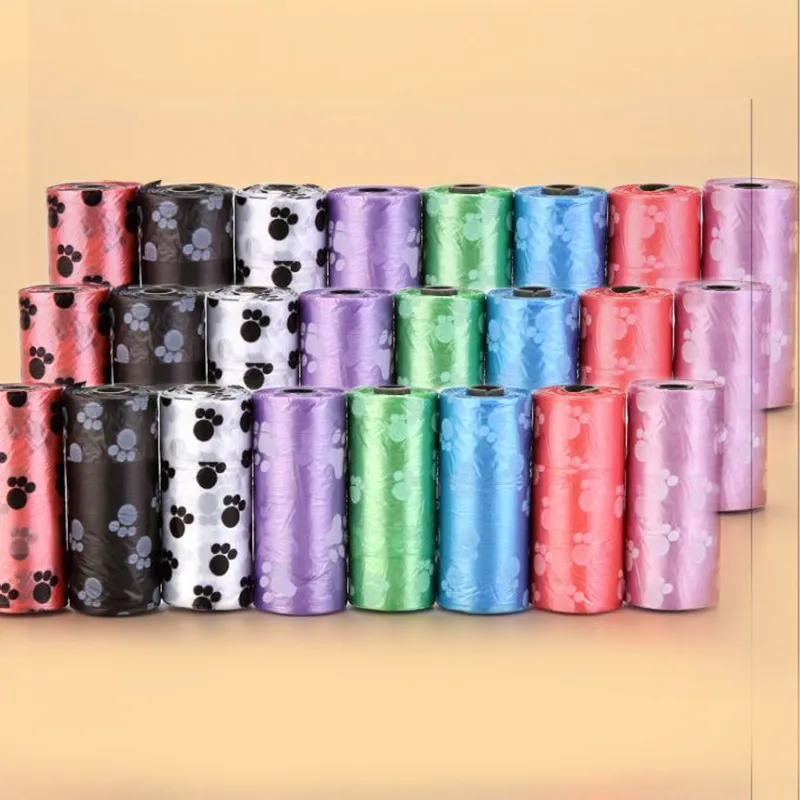 50 100 Rolls Dog Poop Bag Degradable Plastic Pet s For Cat Toilet Clean Up Outdoor Waste Garbage Cleaning 220510