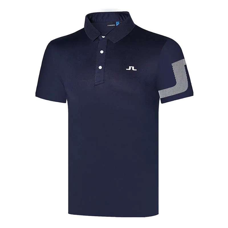 Golf heren poloshirt met balkleding Buitensporten Vrije tijd Losvallend Ademend Sneldrogend T-shirt Top met korte mouwen 220626