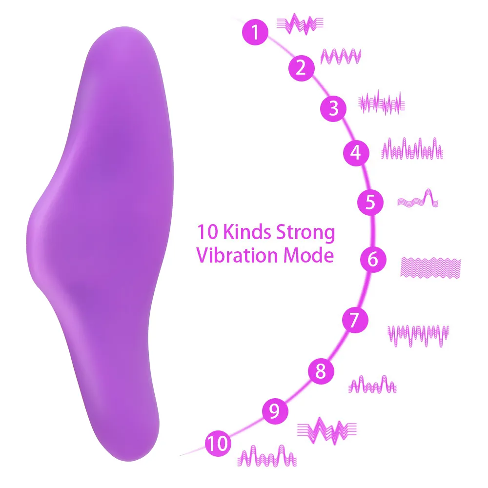 10 Speed ​​Clitoral Stimulator Invisible Vibrating Egg Portable Panty Vibrator Sexiga leksaker för kvinnliga par trådlös fjärrkontroll
