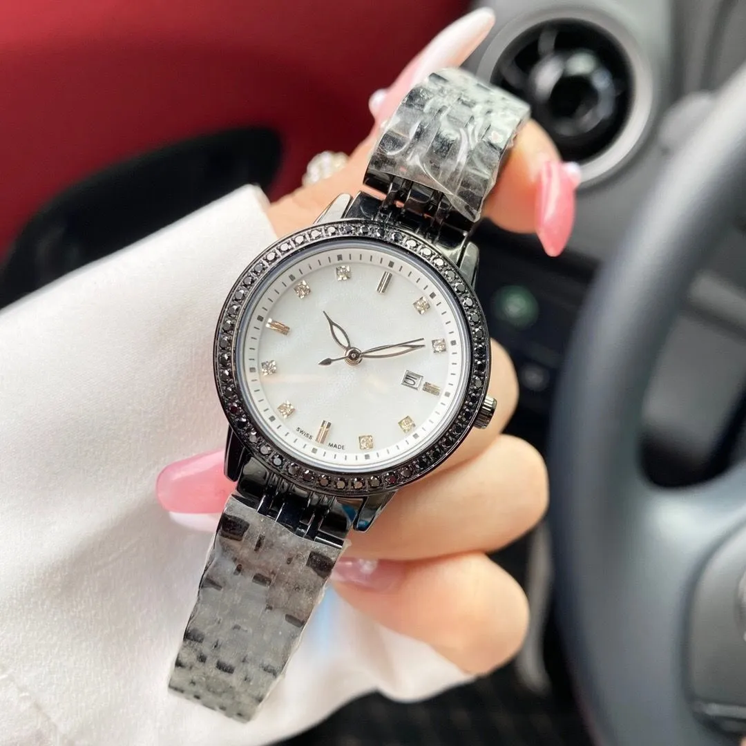 Högkvalitativa damer Watch Datejust 37mm Dial Bezel Wrist Watch Luxury rostfritt stål Diamond Watch