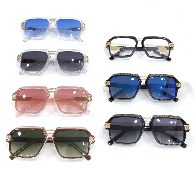 Nieuwe modemannen Duits Design zonnebril 6004 vierkante frame Eyewear Simple en veelzijdige stijl met bril Case topkwaliteit229q