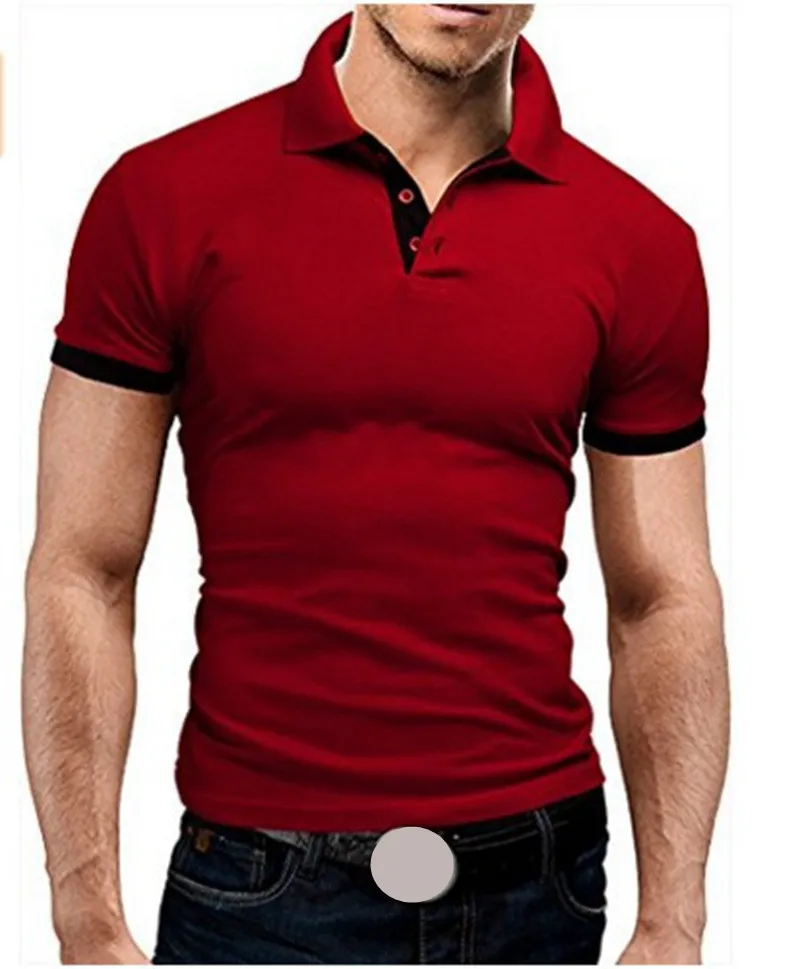 MRMT Brand Men S T Shirt Lapel Casual krótkie rękawowe szwy dla mężczyzn dla mężczyzn stałych kolorów Top Man T Shirt 2206618