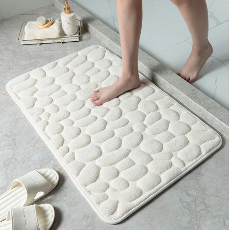 Arnavut kaldırımlı kabartmalı banyo banyosu mat kaymaz halılar yıkama havzası küvetinde yan zemin halı duş odası emici paspas pedi 220511