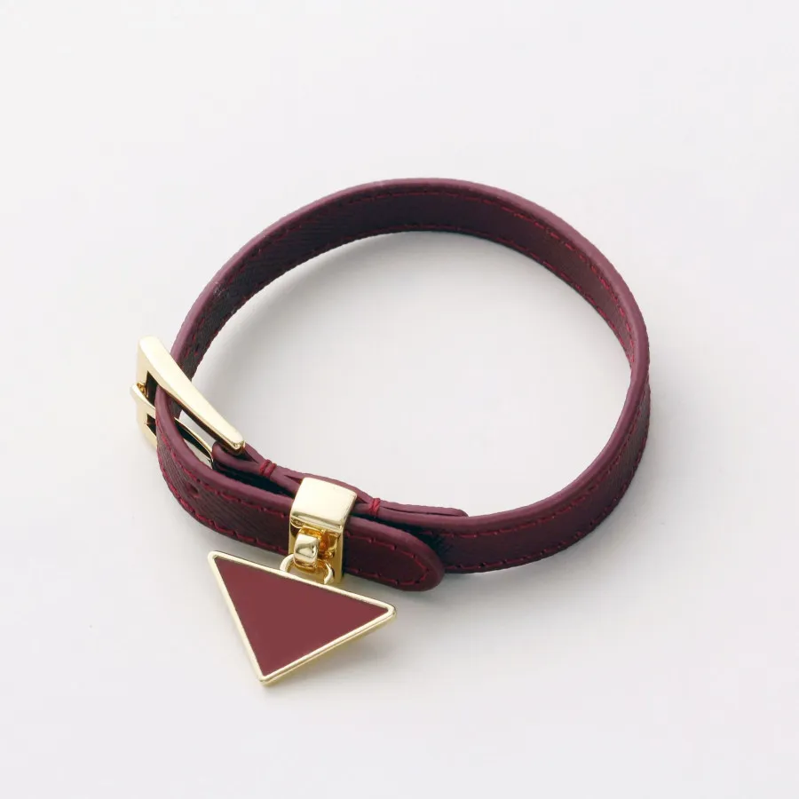 Designer armband kvinna läder rostfritt stål armband mode armband smycken för man kvinnor Justerbar storlek Bangles2876
