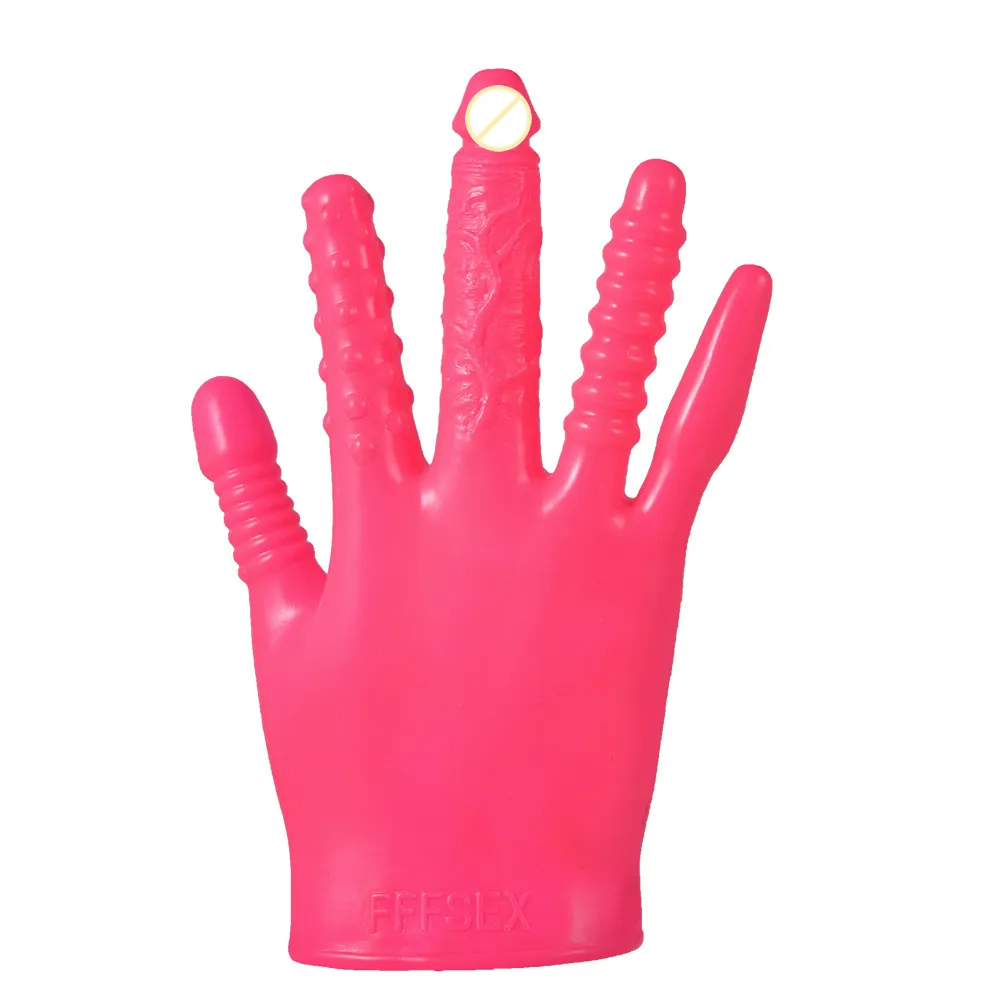 Luvas mágicas sexy Brinquedos vibrantes para mulheres vibradores de dedos Glove masturbadora masturbação massagem feminina de masturbação feminina