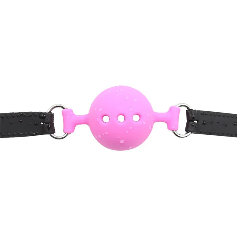 Casal Silicone Bolsa Bola BDSM Bondage Restripts Abrir Boca Respirável Sexy Harness Cinta Brinquedo Para Mulheres Acessórios