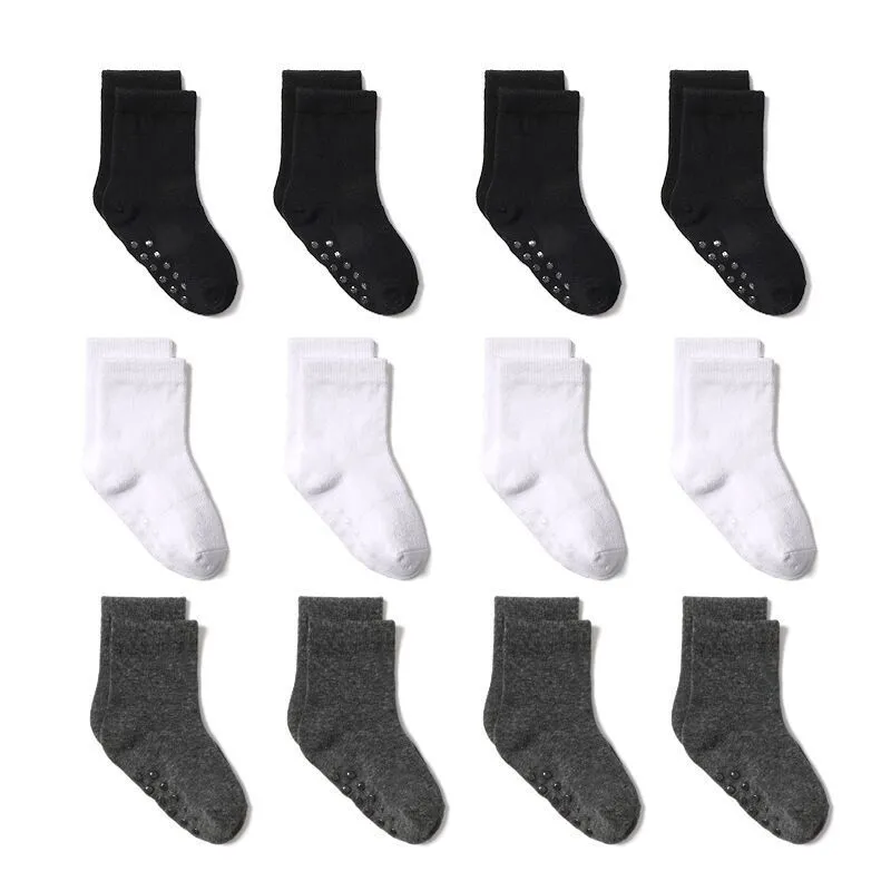 Children's Anti-Slip Boat Socks Low Cut Floor Sock for Kids Socks 0 to 6 Years 220611