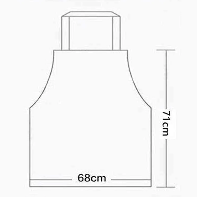 방수 앞치마 여성의 솔리드 컬러 턱받이 앞치마 여자의 성인 홈 요리 베이킹 커피 숍 깨끗 한 앞치마 주방 액세서리 Y220426