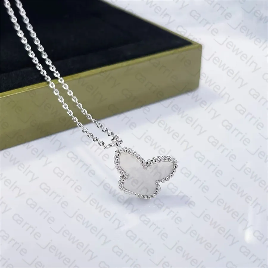 Collier pendentif papillon étanche, élégant, cadeau pour petite amie, bijoux de mariage pour femme, qualité supérieure, 18 couleurs, 3204