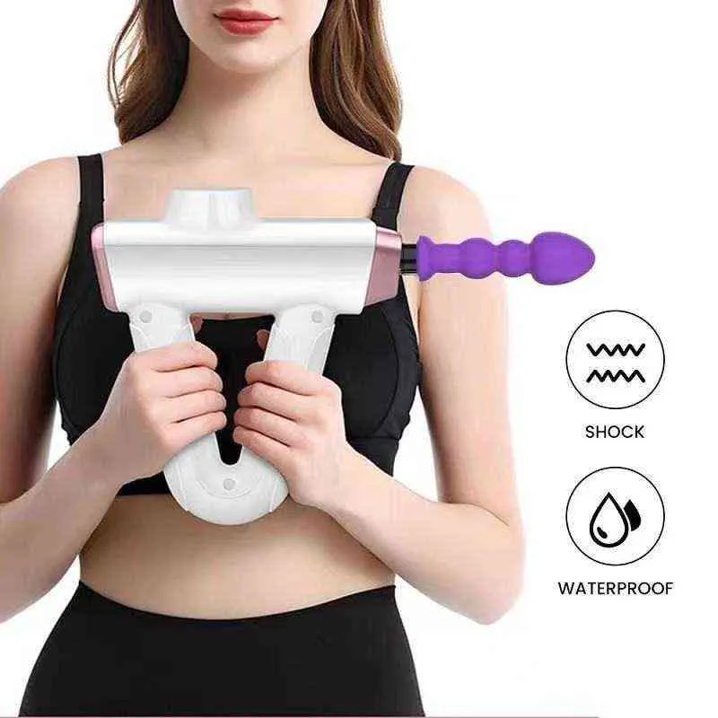 Dildo powięzi masaż adapter seksu Akcesoria maszynowe Kobiety Zwiększanie przyjemności wibrator penisa Kobieta masturbator dla dorosłych zabawki 0804