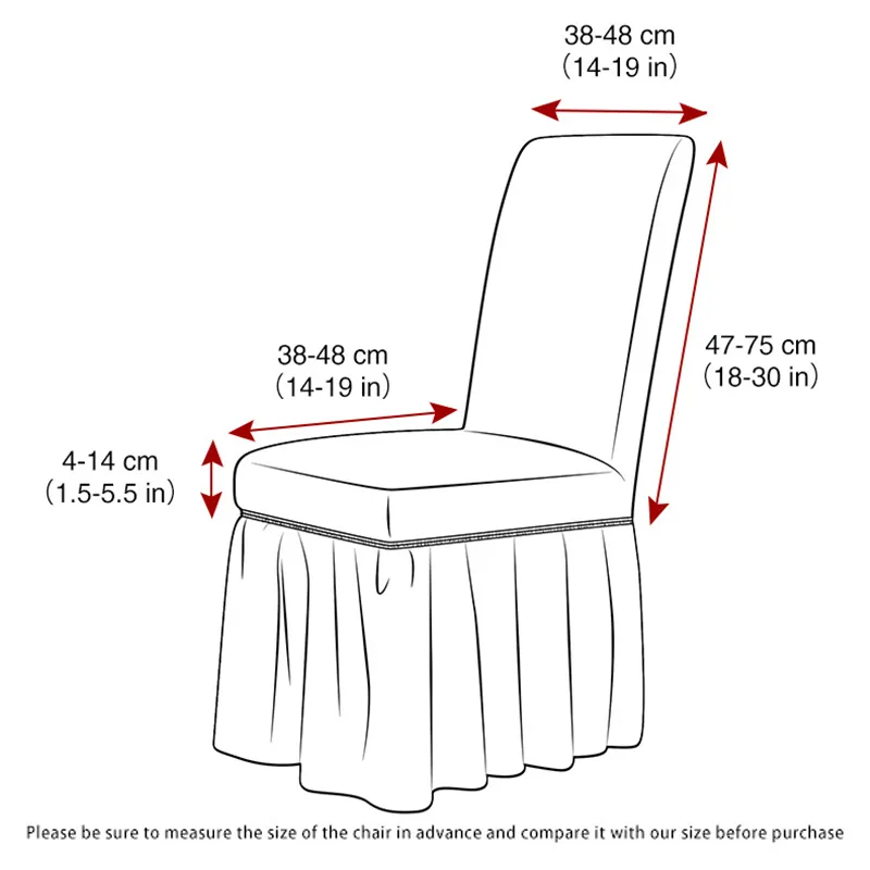 Copertina di sedia in seersucker 3D coperture sedie a gonna lunga sala da pranzo Wedding El Banquet Stretch Spandex arredamento la casa High Back 220512
