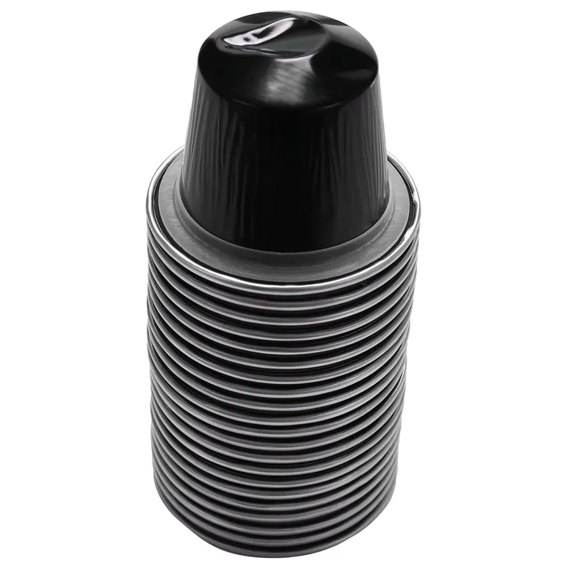 Meilleures offres 100 ensembles de capsules de café rechargeables dosettes Nespresso jetables pour machine automatique emballage alimentaire café 220509