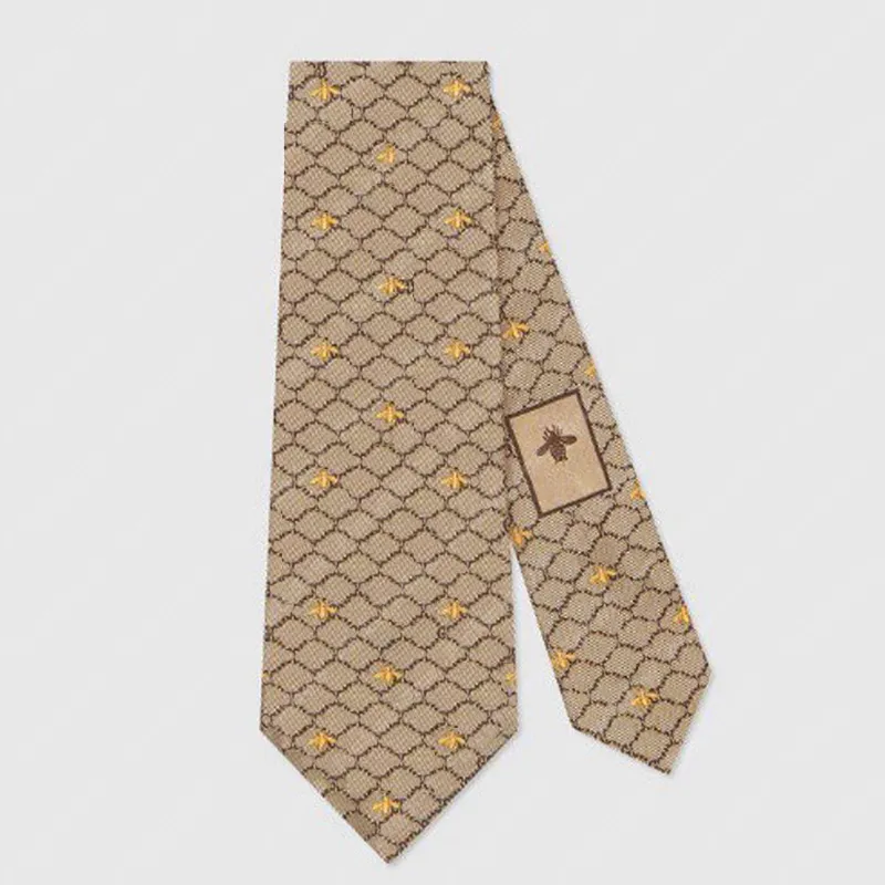Moda jedwabna krawat krawat męskie projektanty pszczoły Projektanci Business de dese o Mjerires Ceintures Design Femmes CeIntu175f