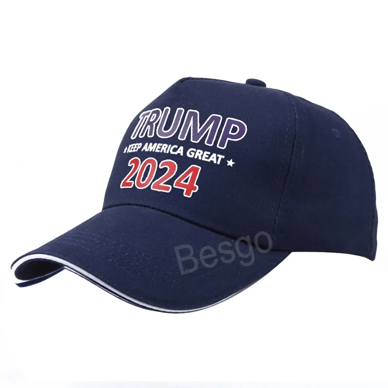 TRUMP 2024 gorra de béisbol gorra de algodón para elección presidencial gorras deportivas ajustables gorras de protección solar de verano para adultos sombreros de sombreado BH6874 TYJ