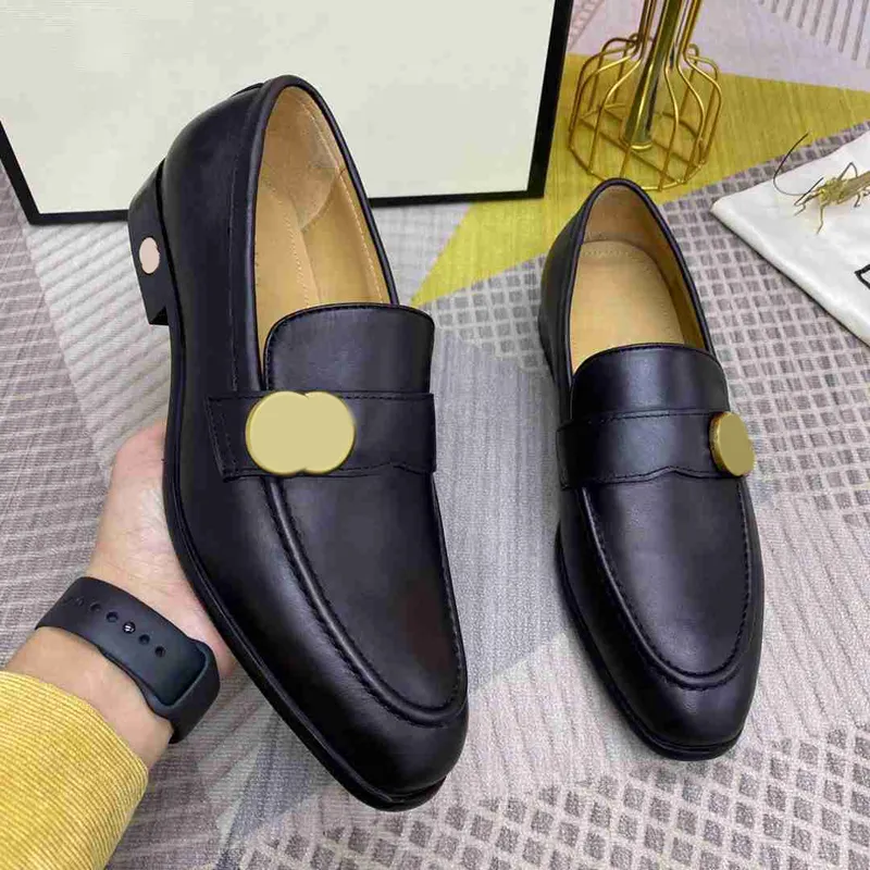 2022 chaussures en cuir véritable de haute qualité hommes mocassins chaussures habillées Business Derby G Designer hommes baskets décontracté compensées mode 2203302