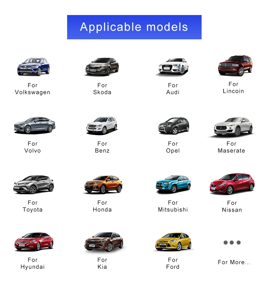 カーマルチメディアスマートボックスカープレイAIボックスプレーヤー4G 64G Android 10 Auto O Navigation for VW Ford More4840003