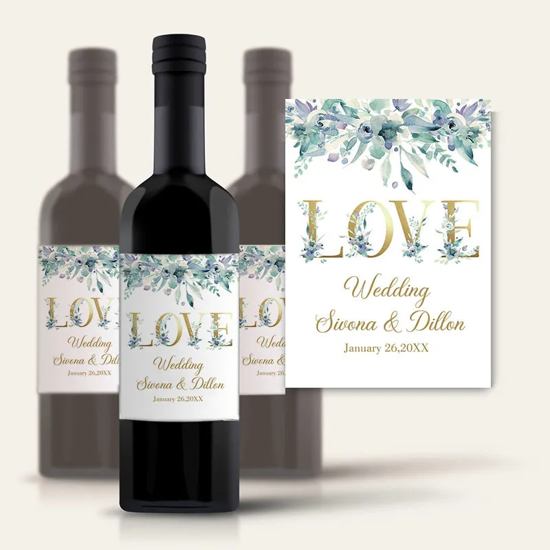 20 -st jaar jubileum aangepaste labels gepersonaliseerd huwelijk wijnflesstickers verjaardagsfeestje diy bruiloft gunsten 220613