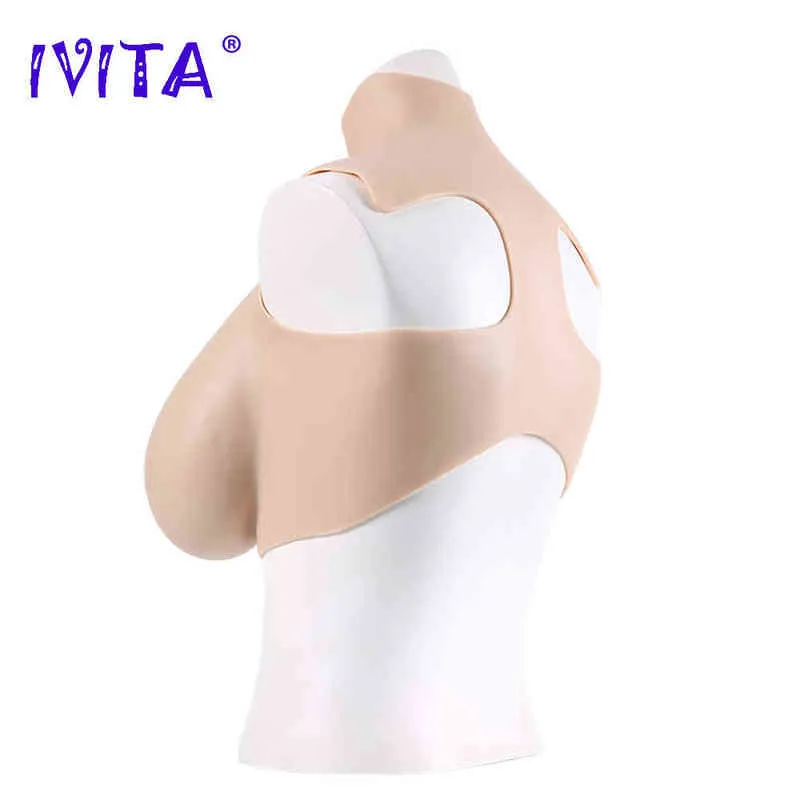 IVITA Original Artificial Silicone Breast Form Realistic Fake Boobs for Crossdresser Transgender Drag Queen Shemale Cosplay H220515693657