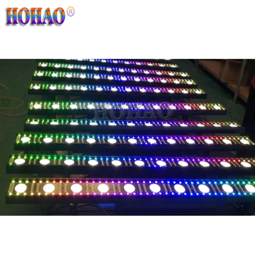 14st 3in1 High Power 150W LED Martix Light Colorful Chameleon Bar Stage RGB BAKGRUND LJUS MARQUEE FAST 