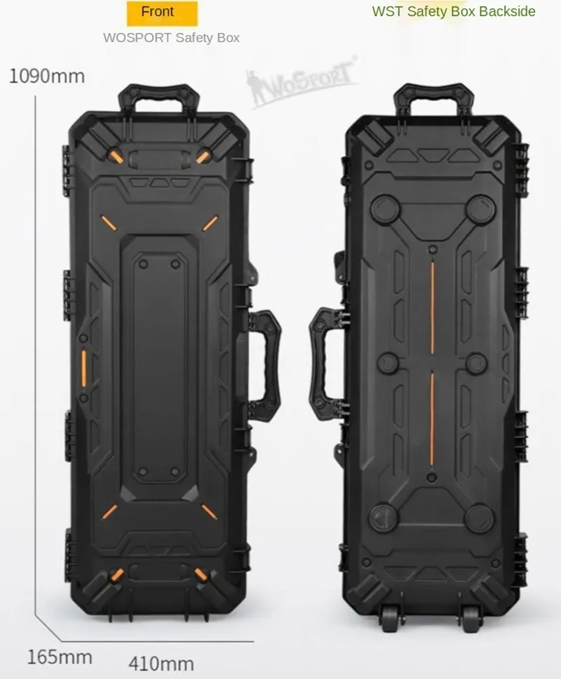 Hunting 106cm 41quot Rifle Case Tactical Sgun S Premium All Weather Pistol ABS ABS ABS Safety 2203297916537