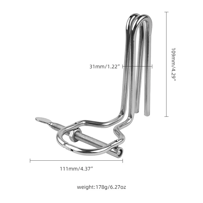 Adjustable Metal Vaginal Expander Anal Vagina Expansion Peep Ass Plug Dilator Male Masturbator Buttplug Open Stimulation