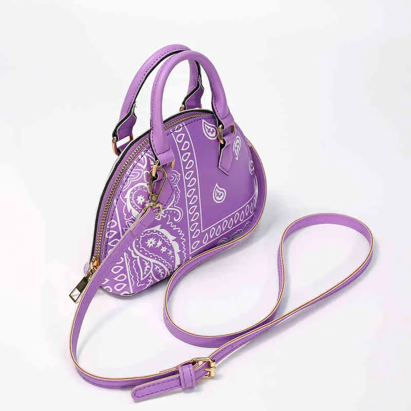 Fleur De Cajou Petite Coquille Designer Marques Célèbres De Luxe Épaule Bandana Chapeau Et Sac À Main Ensemble Dames Sacs À Main Pour Femmes G220531