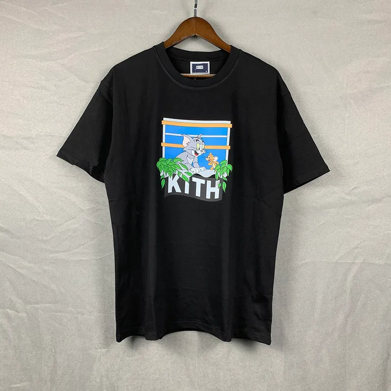 ss Kith T-shirt T-shirt Herr Dam Högkvalitativ animerad serie KITH T-shirt Oversize toppar 220616
