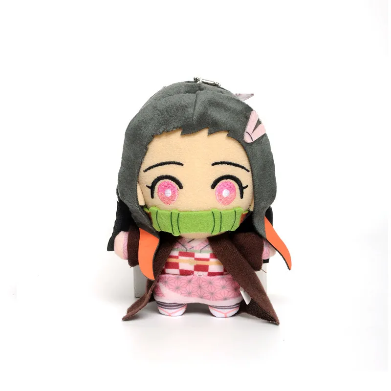 15 cm Japan Anime Demon Slayer Tomioka Giyu Kamado Tanjirou Nezuko Agatsuma Zenitsu Plush Toys Doll Peluche Women Gift 220707