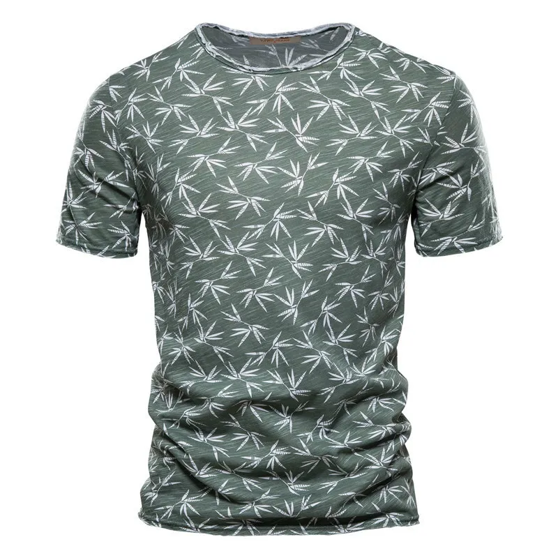 T-shirt pour hommes Style hawaïen Chemise à col rond Vêtements décontractés de haute qualité Impression 3D Mode Haut à manches courtes Hauts de grande taille 220607