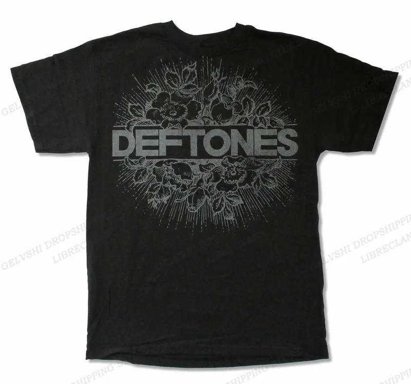 Deftones T-shirt Hommes Mode Tshirt Coton Tshirt Été Hommes Tshirt Garçons Hip Hop Tops Tee Surdimensionné Vêtements Pour Hommes Femmes Tee 220608