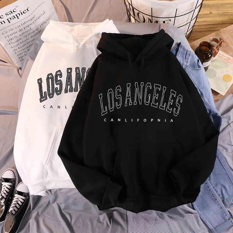 Los Angeles Mektup Baskı Hoodies Erkekler Moda Trailsuit Kadın Sweatshirt Çocuk Hip Hop Boy Giyim Hediye Hediye Ter