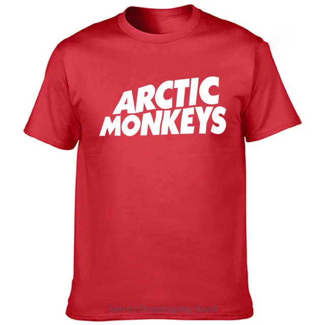 록 밴드 북극 원숭이 T 셔츠 남성 남성 여성 패션 코튼 티셔츠 아이 힙합 티 탑 편지 Tshirt Camiseta 대형 탑 펑크 220608