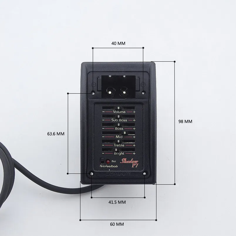 EQ Acoustic Guitar Pickup Preamp Wide Pickup