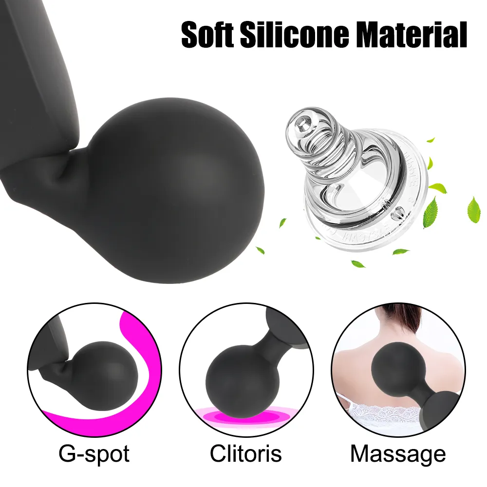 10 Speed G Spot Massager Magic Wand Vibrator AV Stick Adult Products Clitoris Stimulator sexy Toys for Women