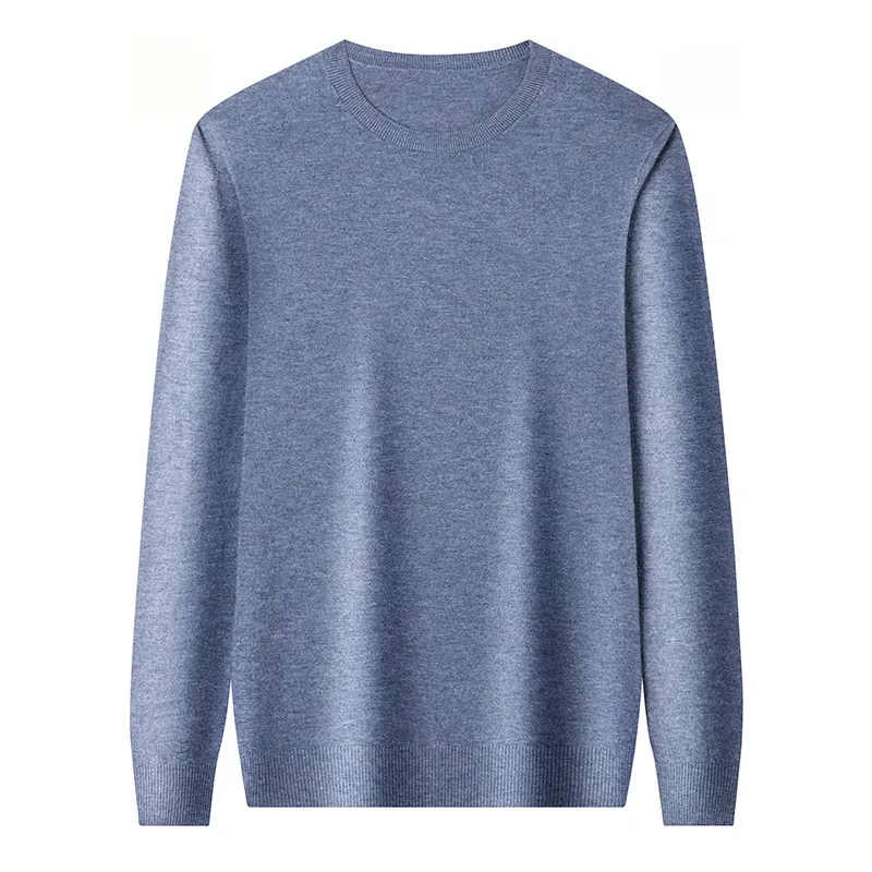 i primavera autunno uomo maglione lavorato a maglia sottile business moda maglione di lana di alta qualità camicia maschile di marca che basa la camicia 220817
