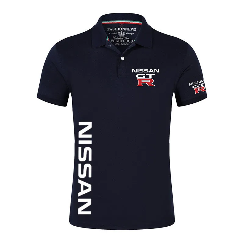 Nissan GTR été imprimé homme Polo décontracté Harajuku coton chemise personnalisée confortable à manches courtes haute quantité hauts 220708