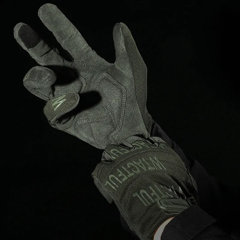 Полные перчатки с сенсорным экраном армия тактическая перчатка рука с пейнтболом AirSoft Стрельба охота на рыбу черная зеленые камуфляжные варежки Men Cx220518
