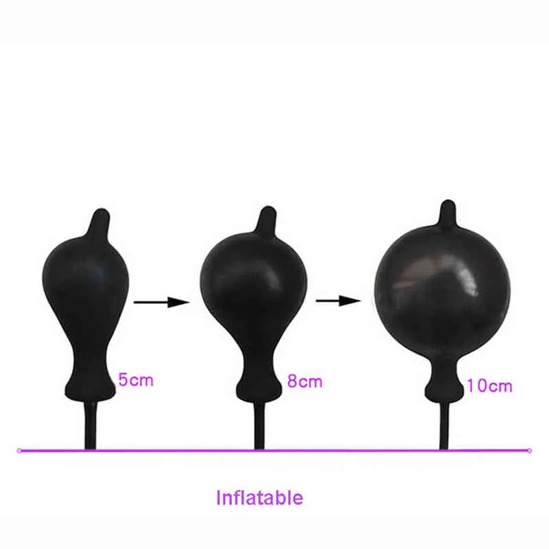 NXY Sex Adult Toy Inflatable Anal Dilator Big Kegel Vaginal Ball Butt Plugs Prostate Massager Toys for Men Gay Women Buttplug Product 0330