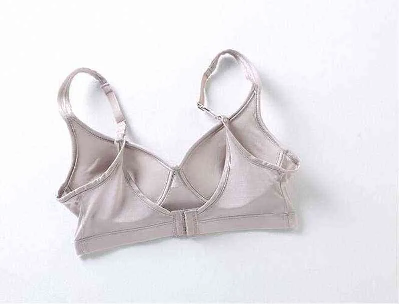 Kvinnors 100% riktiga siden Mulberry Silk Basic Everyday Bekväm tråd gratis trådlös Bra Bralette A2007 T220726