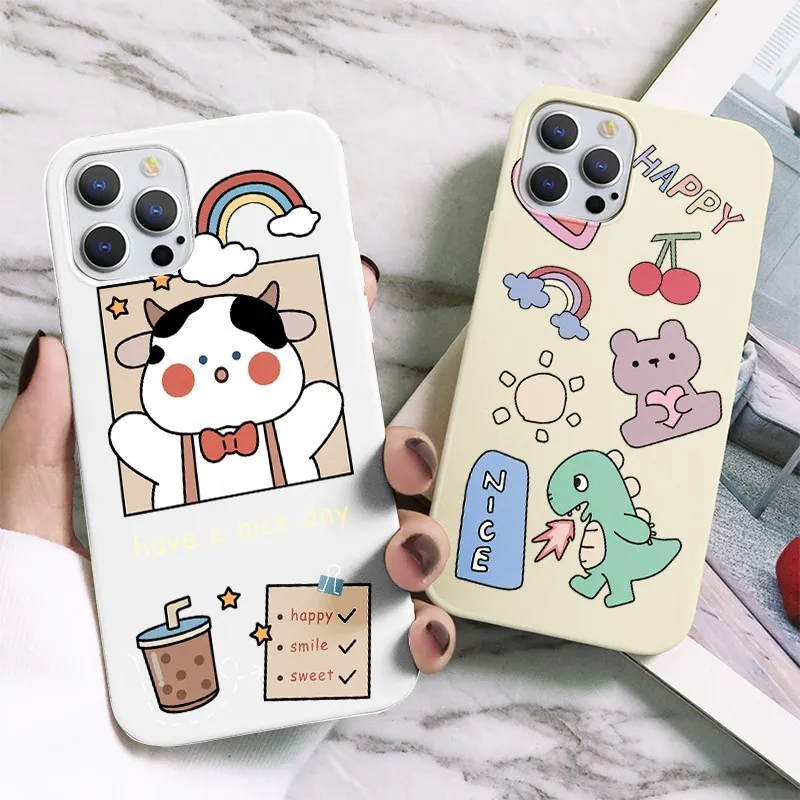 Cartoon Dog Animal Coase TPU для Xiaomi 11t Mi 11 10t CC9E Redmi Примечание 5 7 8 8T 9S 10S 10 9T Pro Max Lite Poco M3 X3 F3 9C NFC Funda