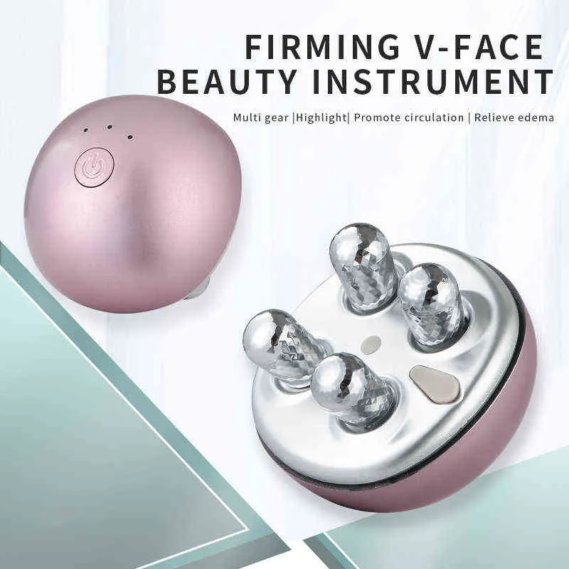 Dispositivos de cuidados de rosto 3D Massageador de face elevador de face Microcorrentes de massagem Facial Retirada Remover Remover Aperte Anti Wrinkle Skin Beauty 0727