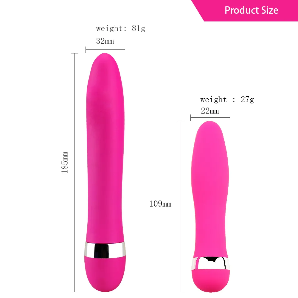 Big/piccolo dildo vibratore Av bastone erotico g spot bacchetta magica vibrazione anale vibrazione adulti sexy donne mashturbatore lesbica