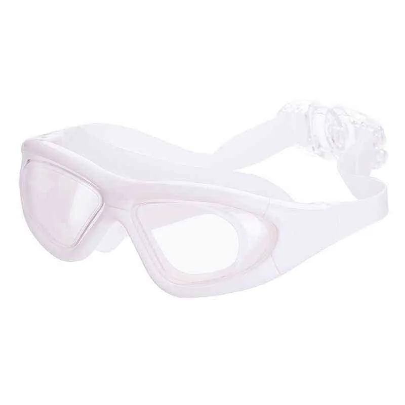 Frauen Männer Sport Professionelle Anti Nebel UV Schutz Taucher Schwimmen Brille Beschichtung Wasserdicht Einstellbare Schwimmen Gläser 2021 G220422