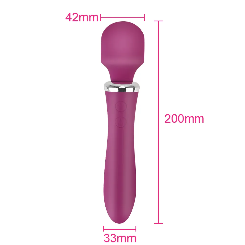 Olo Magic Wand AV Вибратор Vaginal Massager стимулятор Clitoris Sexy Toys для женщин G Пятно вибрирующие двойные двигатели вибраторы дилдо