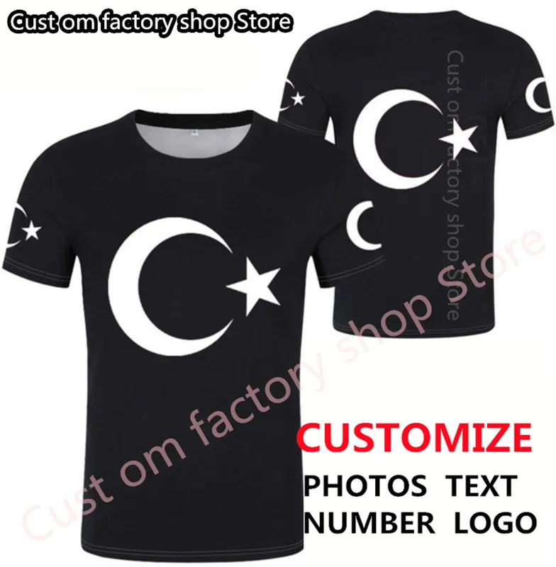 TURKEY t shirt diy free custom name number tur T-Shirt nation flag tr turkish republic turk country college print po clothing 220609