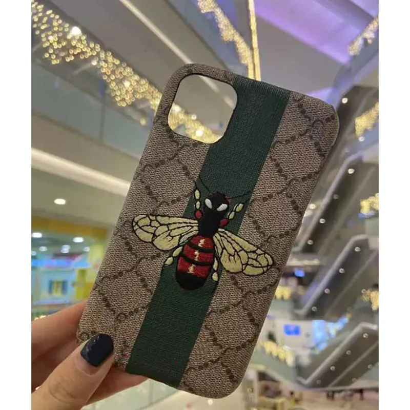 Fashion Phone Case Luxury Designer Embroidery Duck Phones Cases Classic Fabric Letter Unisex iPhone 13 11 12 pro 7 8 X XS G228135F6312786