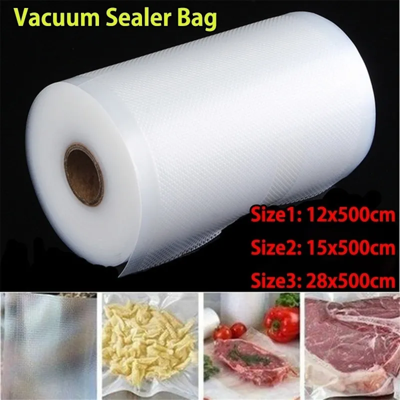 Kitchen Vacuum Sealer Bags Reusable Rolls Freshkeeping Food Saver Storage Bag Freshkeeping Bag Kitchen Storage 2207149296887