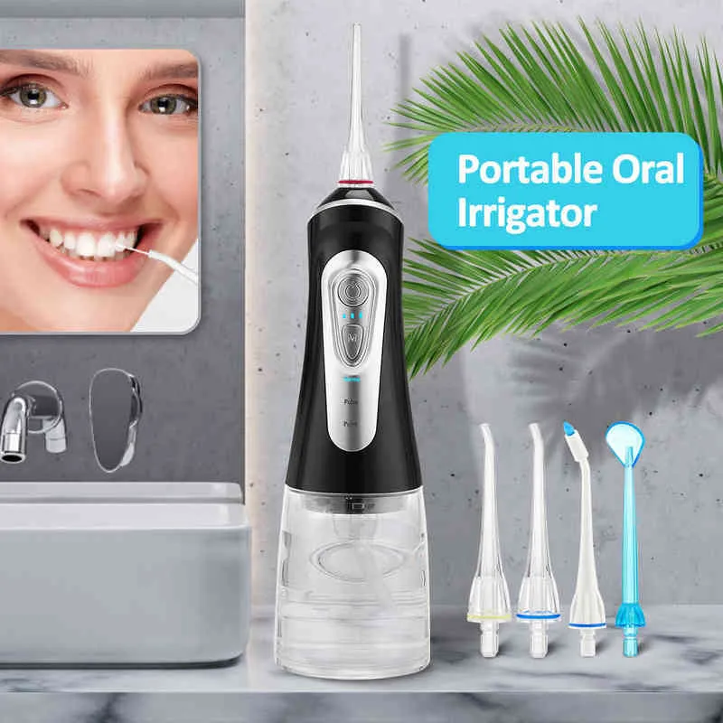 Dispositivo Elettrico Il Lavaggio Dentale Ipx7 Lavatrice Con Filo Interdentale Portatile Domestico La Pulizia Orale Sbiancamento Dei Denti 220627