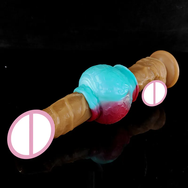 Manicotto del pene del nodo grande del silicone i giocattoli sexy del dildo Uomini Coppie Enlargemt Anello del rubinetto Stimolare anale vaginale estensibile