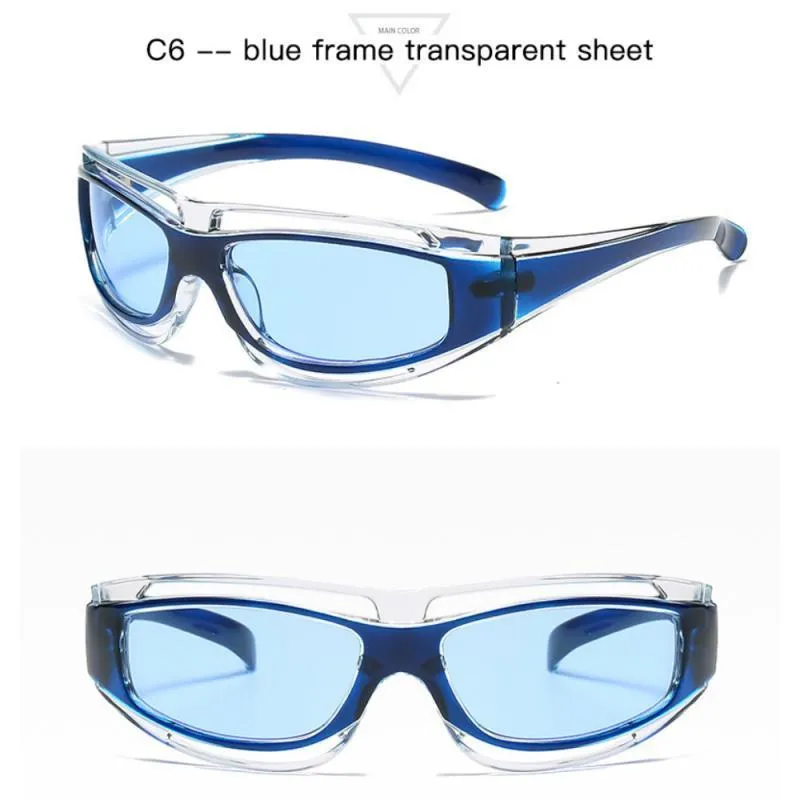 Mode Sonnenbrillen Fahrrad Radfahren Gläser Outdoor Vollformat Reitbrillen Personalisierte Frauen Männer Ausrüstung 220624